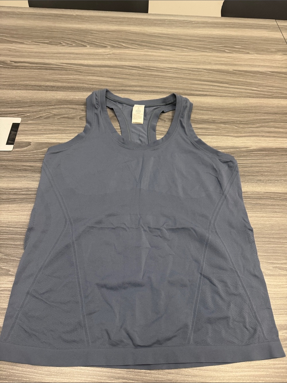 Athleta Slate Blue Racerback Performance Tank